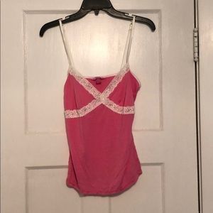 Pink/Victoria’s Secret Lace Tank